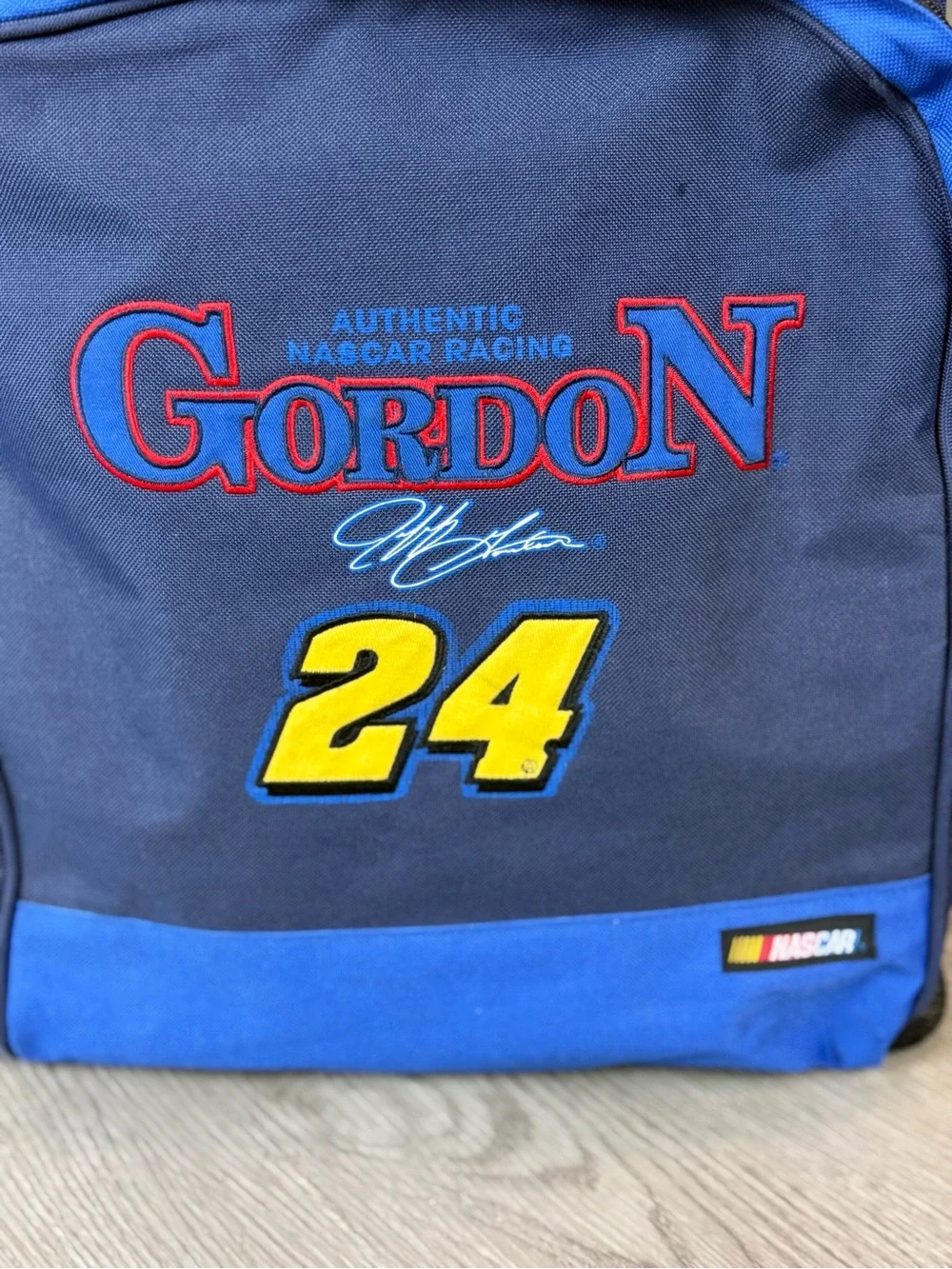 Nascar Gordon 24 Blue and Yellow Backpack